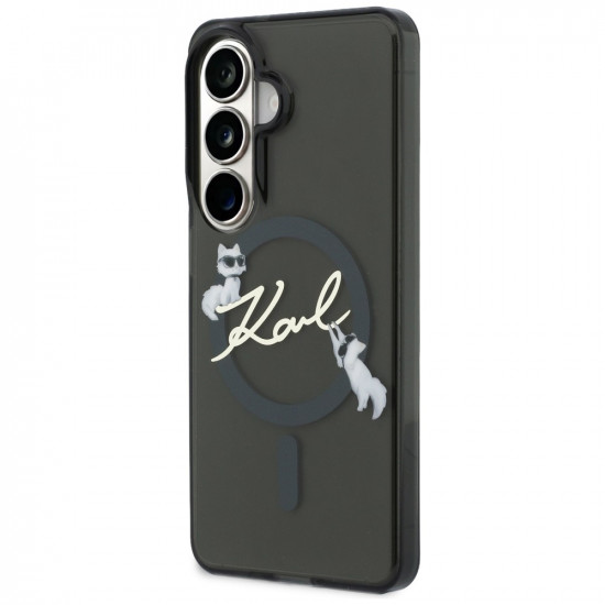 Case Karl Lagerfeld IML KC Script MagSafe for Samsung Galaxy S26 Plus black