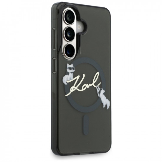 Case Karl Lagerfeld IML KC Script MagSafe for Samsung Galaxy S26 Plus black