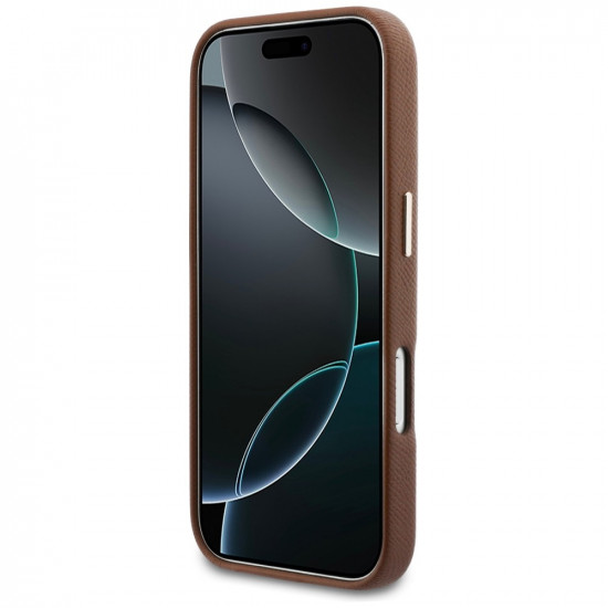 Case Karl Lagerfeld Karl Head Logo MagSafe for iPhone 17 Pro brown