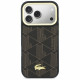 Case Lacoste PVC Blend Stand for iPhone 17 Pro Max brown
