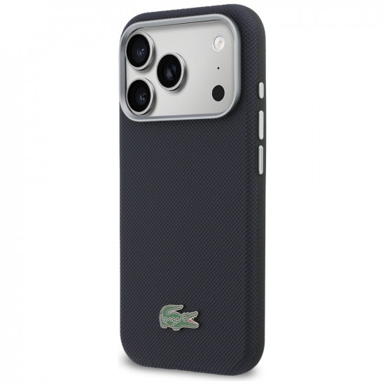 Case Lacoste Semi Wrap Petit Pique MagSafe for iPhone 17 Pro Max navy blue Case Lacoste Semi Wrap Petit Pique MagSafe for iPhone 17 Pro Max navy blue