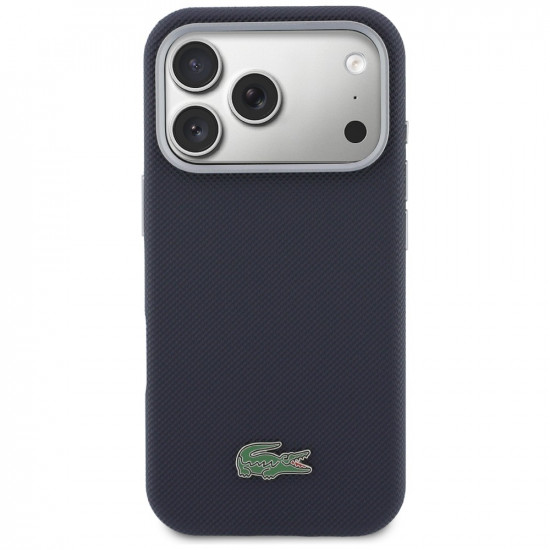 Case Lacoste Semi Wrap Petit Pique MagSafe for iPhone 17 Pro Max navy blue Case Lacoste Semi Wrap Petit Pique MagSafe for iPhone 17 Pro Max navy blue