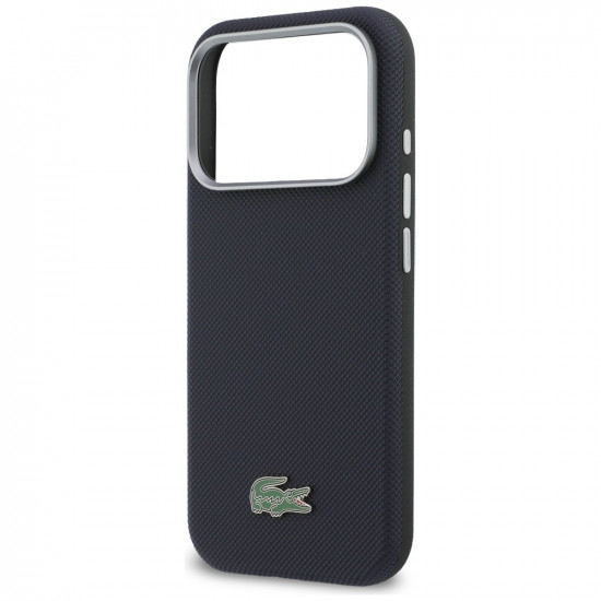 Case Lacoste Semi Wrap Petit Pique MagSafe for iPhone 17 Pro Max navy blue Case Lacoste Semi Wrap Petit Pique MagSafe for iPhone 17 Pro Max navy blue