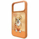 Nimmy Gentle Pets Series Dog MagSafe case for iPhone 17 Pro orange