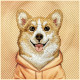 Nimmy Gentle Pets Series Dog MagSafe case for iPhone 17 Pro orange