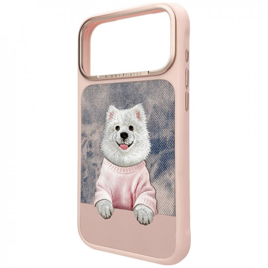 Nimmy Gentle Pets Series Dog MagSafe Case for iPhone 17 Pro Pink