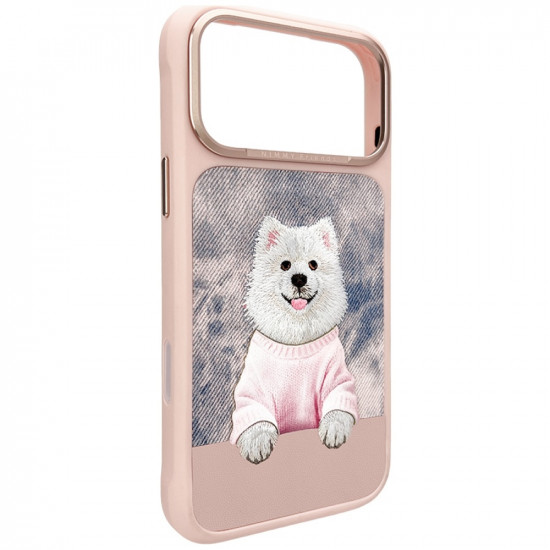 Nimmy Gentle Pets Series Dog MagSafe Case for iPhone 17 Pro Pink
