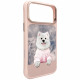 Nimmy Gentle Pets Series Dog MagSafe Case for iPhone 17 Pro Pink