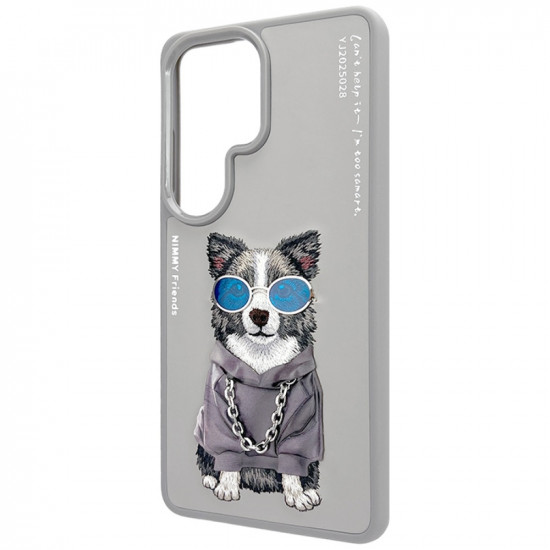 Nimmy Glasses Cool Dog Case for Samsung Galaxy S26 Ultra Gray Nimmy Glasses Cool Dog Case for Samsung Galaxy S26 Ultra Gray