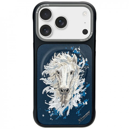 Nimmy the Horse MagSafe Case for iPhone 17 Pro Max Gray