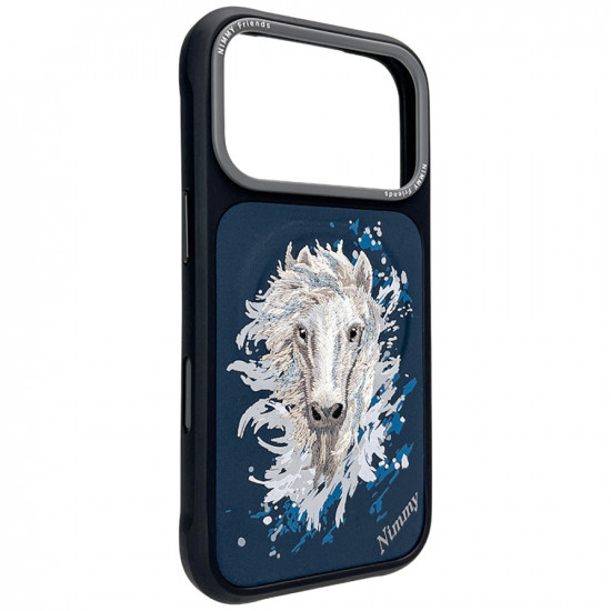 Nimmy the Horse MagSafe Case for iPhone 17 Pro Max Gray