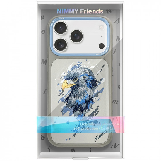 Nimmy Eagle MagSafe case for iPhone 17 Pro, gray
