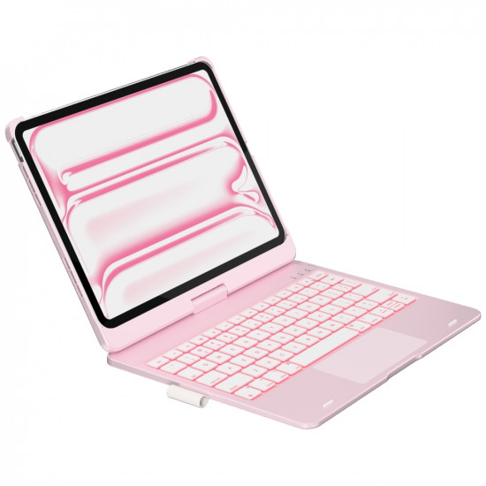 Case Typecase Flexbook Touch with keyboard for iPad Pro 11" 2024/2025 light pink