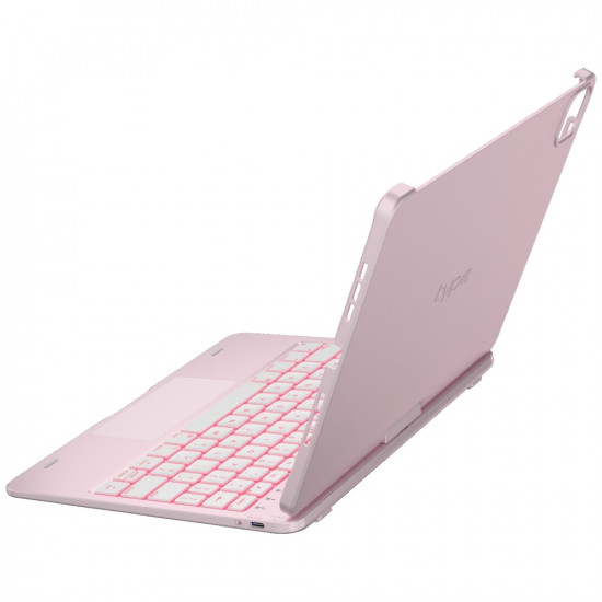 Case Typecase Flexbook Touch with keyboard for iPad Pro 11" 2024/2025 light pink