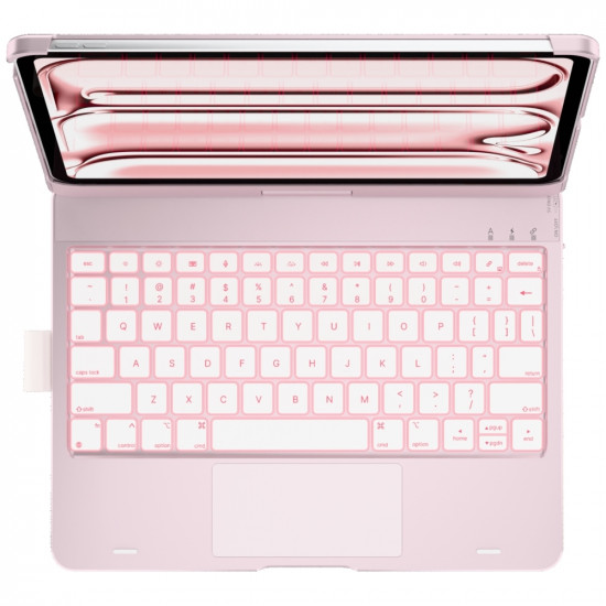 Case Typecase Flexbook Touch with keyboard for iPad Pro 11" 2024/2025 light pink