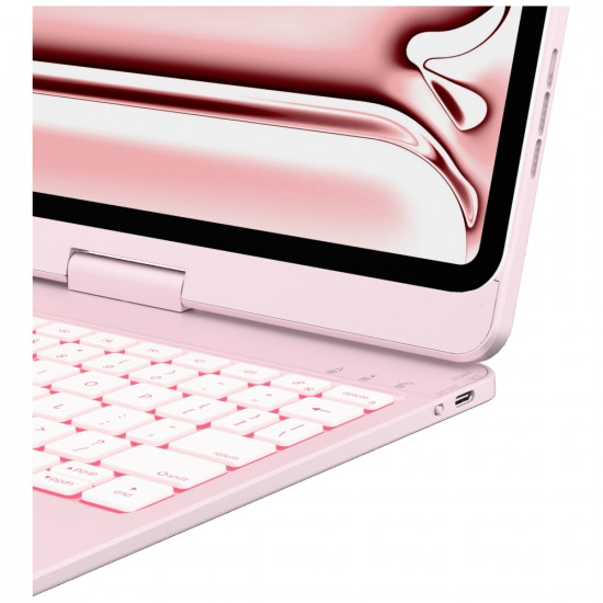 Case Typecase Flexbook Touch with keyboard for iPad Pro 11" 2024/2025 light pink