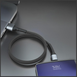 Accessories - 3mk Hyper Cable N-SERIES A to Micro 3m QC 3.0 5V/2A 10W Black