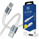 3MK Hyper Cable N-SERIES USB-C to USB-C 2m PD 3.0 QC 3.0 20V/5A 100W White