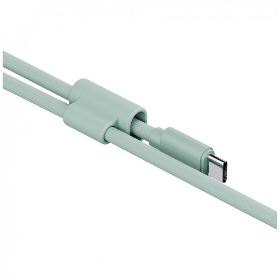 ENERGEA Lasso Lanyard Cable USB-C Phone Lanyard - USB-C 1.5m 240W Sage