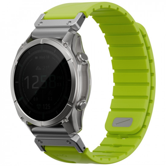 UNIQ Fluo x Smart-Fit Strap for Garmin 22mm Lime