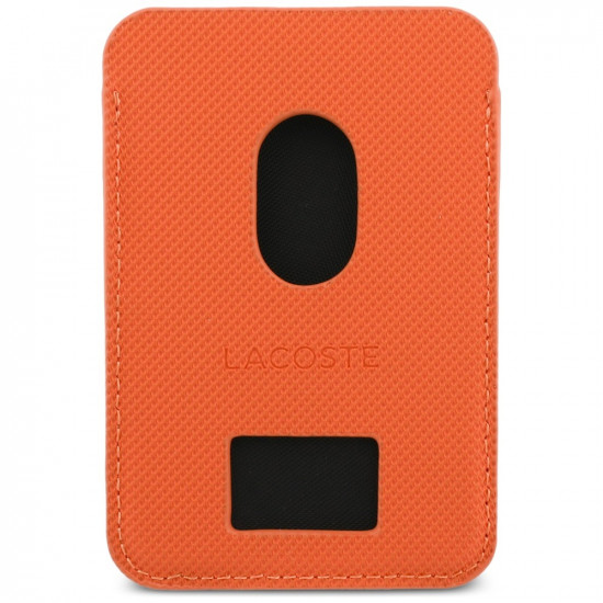 Card Wallet Lacoste Petit Pique MagSafe orange