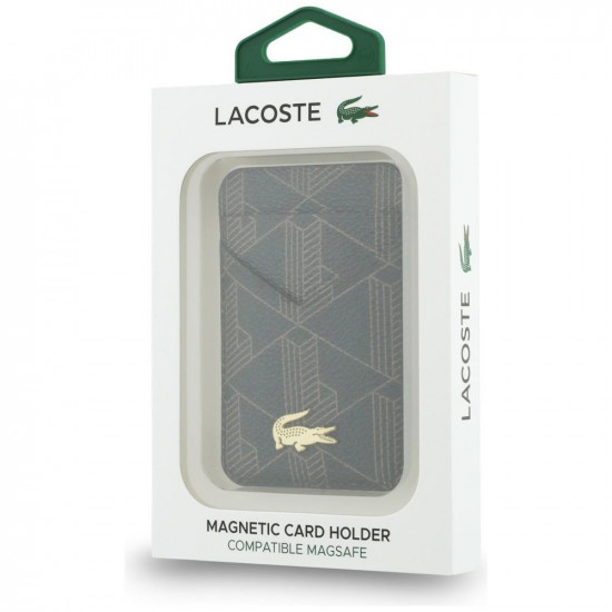 Card Wallet Lacoste PVC Blend MagSafe brown
