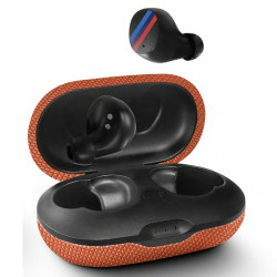 Headphones Bluetooth TWS BMW M Metal Logo ENC orange