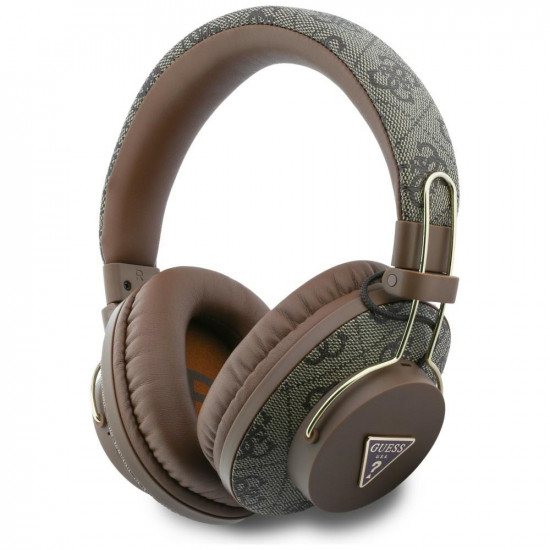 Over-ear headphones Guess Triangle Logo Bluetooth ENC brown