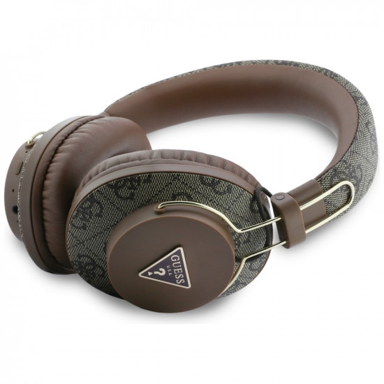 Over-ear headphones Guess Triangle Logo Bluetooth ENC brown