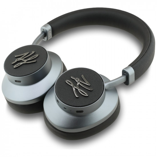 Headphones Karl Lagerfeld Grained Initials Bluetooth ANC black