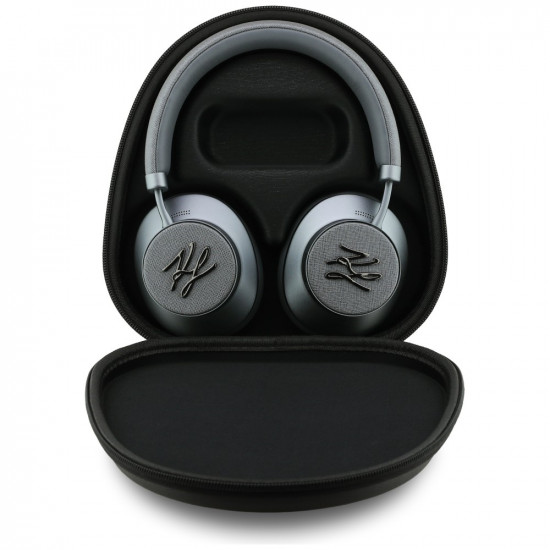Headphones Karl Lagerfeld Grained Initials Bluetooth ANC gray