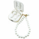 Earphones TWS Guess Pearl Strap white Earphones TWS Guess Pearl Strap white