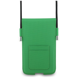 Bag Lacoste Universal Sleeve Crossbody Petit Pique Metal Logo XL green