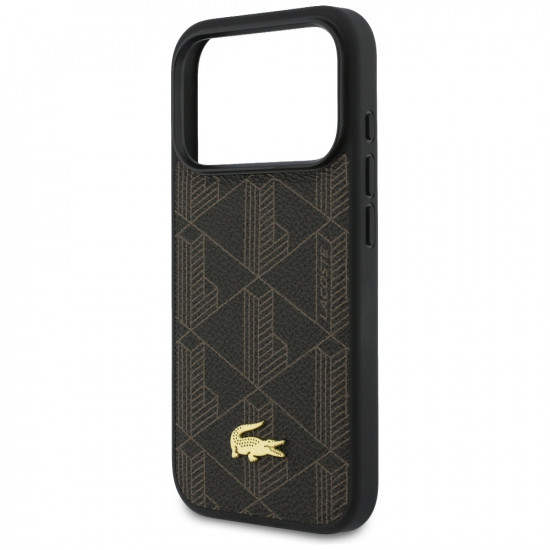 Case + Wallet Set Lacoste PVC Blend MagSafe for iPhone 17 Pro Max brown