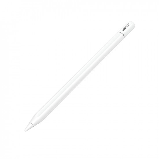 Acefast Stylus Pen (V3) for iPad, Active, Capacitive, with Wireless Charging, Minimal Lag, 90mAh, Type C White