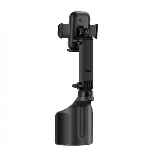 Acefast Car Holder (D63) with 2 Bases, Reliable Clamps, One key Opening, Flexible Rod, Non‑slip Silicone, Universal Black