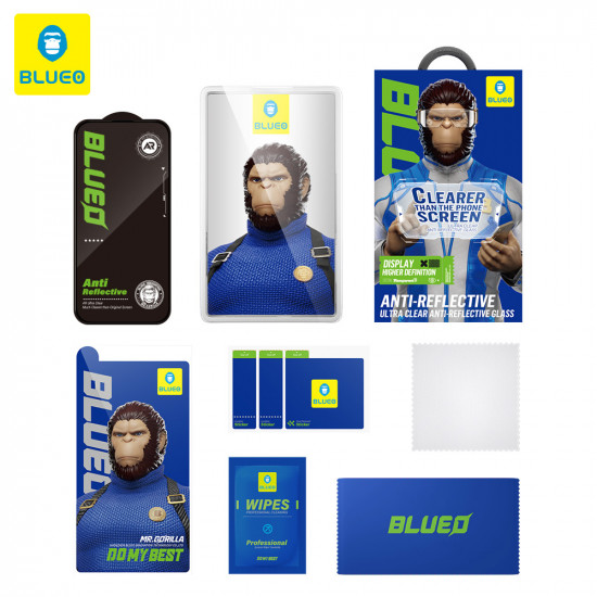 Blueo Anti Reflective HD Glass Samsung Galaxy S26 Black Blueo Anti Reflective HD Glass Samsung Galaxy S26 Black