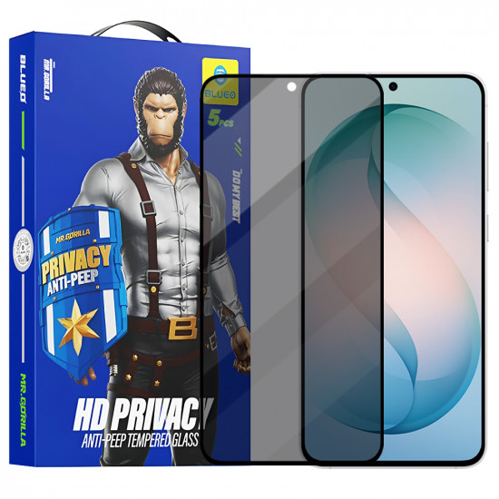 Blueo Anti Peep Privacy Glass (5 pack) Samsung Galaxy S26 Plus Black