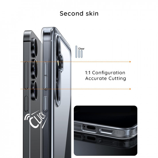 Blueo Crystal+ Anti Drop Series Samsung Galaxy S26 Plus Clear