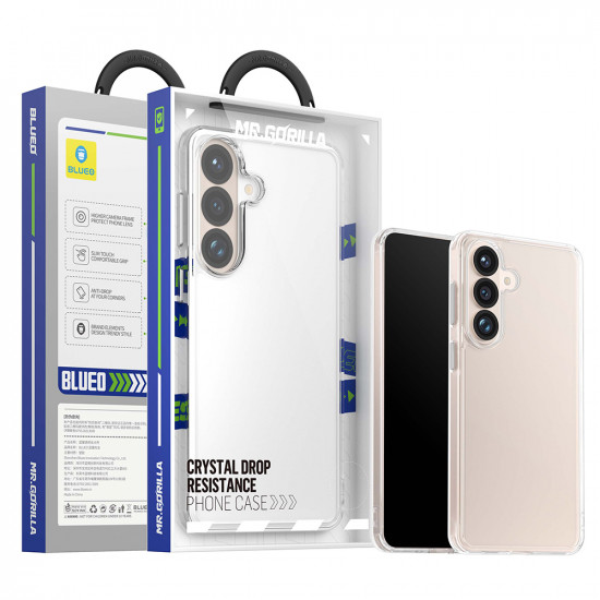 Blueo Crystal+ Anti Drop Series Samsung Galaxy S26 Plus Clear