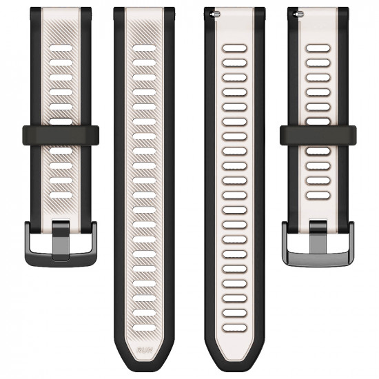 Techsuit Watchband 18mm (W053) Huawei Watch GT 4 (41mm)/W1/Honor Watch S1/Garmin Venu 2S/Vivoactive 4S Beige Techsuit Watchband 18mm (W053) Huawei Watch GT 4 (41mm)/W1/Honor Watch S1/Garmin Venu 2S/Vivoactive 4S Beige