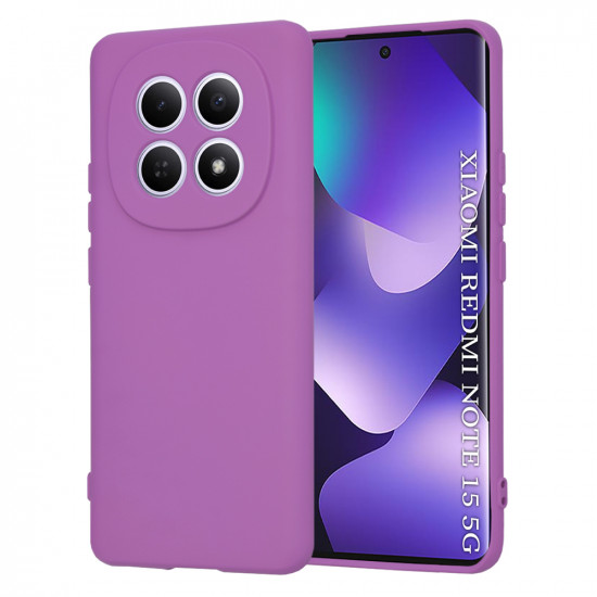 Techsuit SoftFlex Xiaomi Redmi Note 15 5G / Note 15 4G / Poco M8 5G Purple