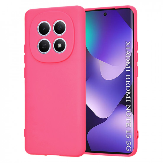 Techsuit SoftFlex Xiaomi Redmi Note 15 5G / Note 15 4G / Poco M8 5G Hot Pink