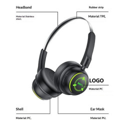 Yesido Wireless Headphones (EP15) for Kids, with Bluetooth, 40mm Speakers, 300mAh Black Yesido Wireless Headphones (EP15) for Kids, with Bluetooth, 40mm Speakers, 300mAh Black
