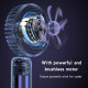 Yesido Mini Handheld Fan (YF10) Power Bank, Foldable, 3 Speed Levels, Phone Holder, 4000mAh, Type C Black