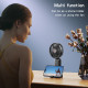 Yesido Mini Handheld Fan (YF10) Power Bank, Foldable, 3 Speed Levels, Phone Holder, 4000mAh, Type C Black