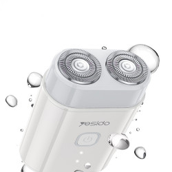 Yesido Electric Shaver (MG20) Type C, 3200RPM, 400mAh White