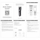 Yesido Beard Trimmer (MG21) Type C, 5500RPM, 900mAh Black