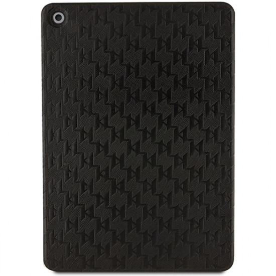 Karl Lagerfeld KLFC10SAKHPKK iPad 10.2" Folio Magnet Allover Cover black Saffiano Monogram Ikonik