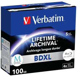 BD-XL Verbatim M-Disc 100GB 4X 5pcs 43849